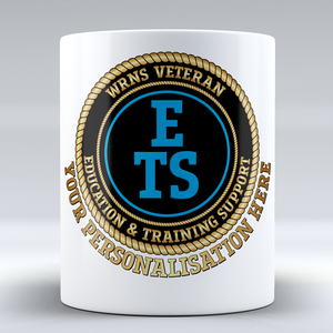 Women's Royal Naval Service Veteran 'Education & Training Support' Branch Badge Personalised Mug