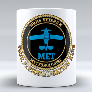 Women's Royal Naval Service Veteran 'FAA - Meteorologist' Branch Badge Personalised Mug