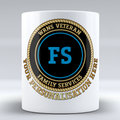 Women's Royal Naval Service Veteran 'Family Services' Branch Badge Personalised Mug