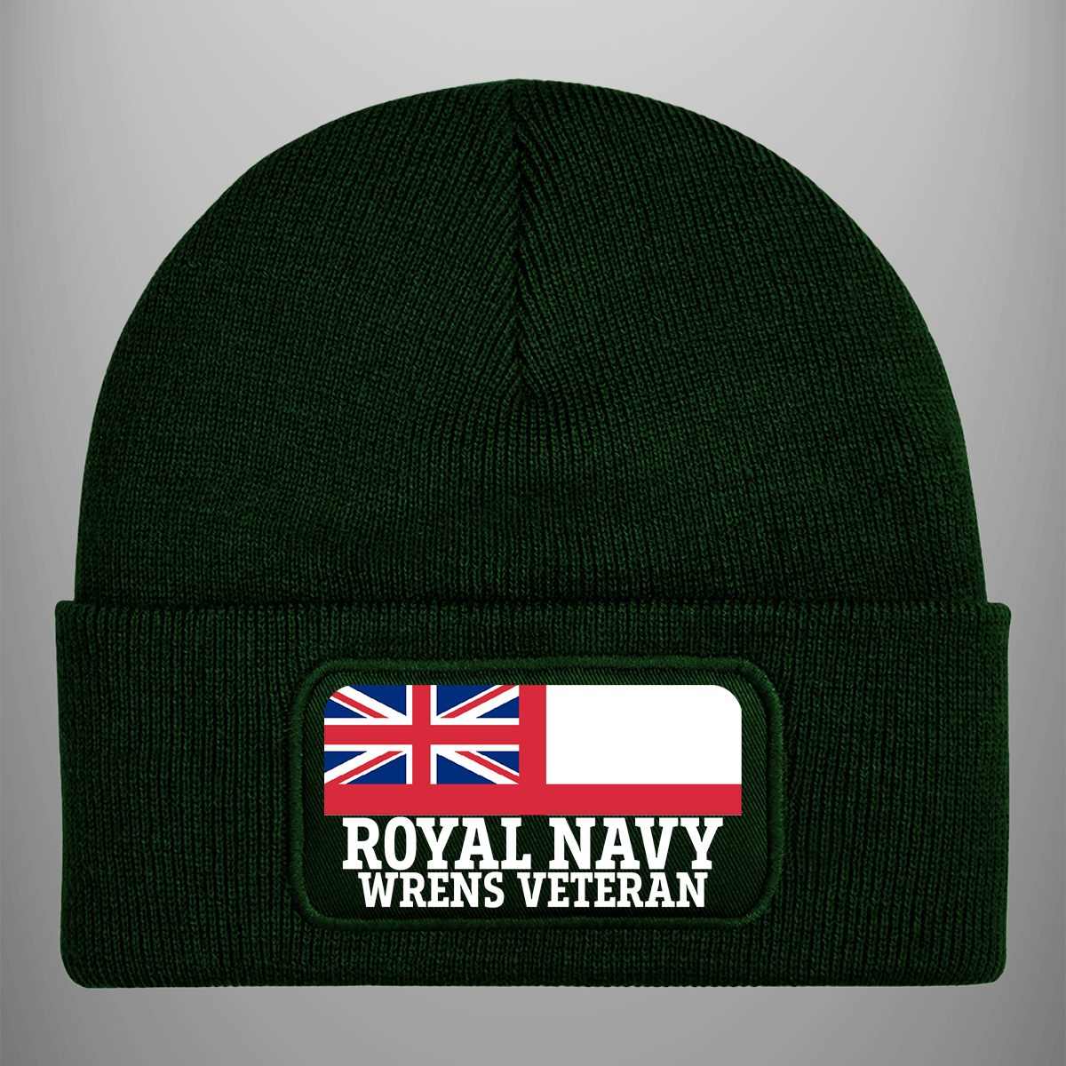 Women's Royal Naval Service Veteran 'Ensign' Patch Beanie