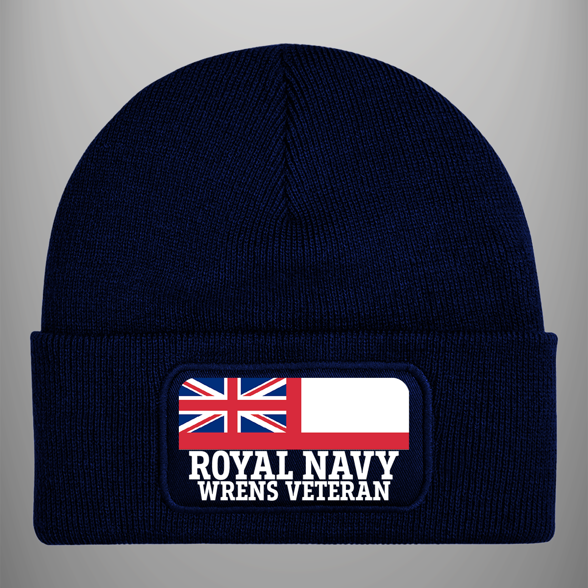 Women's Royal Naval Service Veteran 'Ensign' Patch Beanie