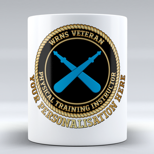 Women's Royal Naval Service Veteran 'Physical Training Instructor' Branch Badge Personalised Mug