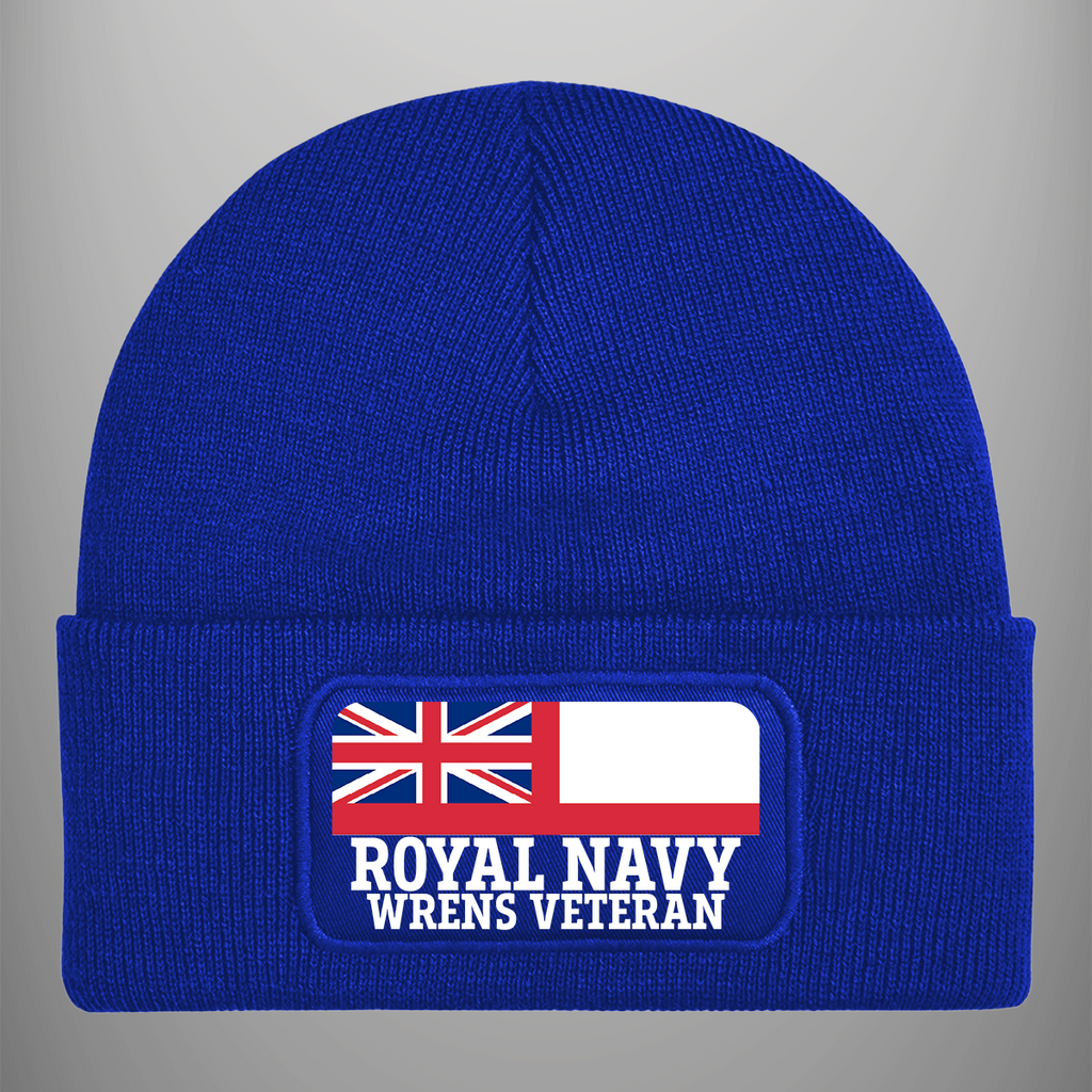 Women's Royal Naval Service Veteran 'Ensign' Patch Beanie