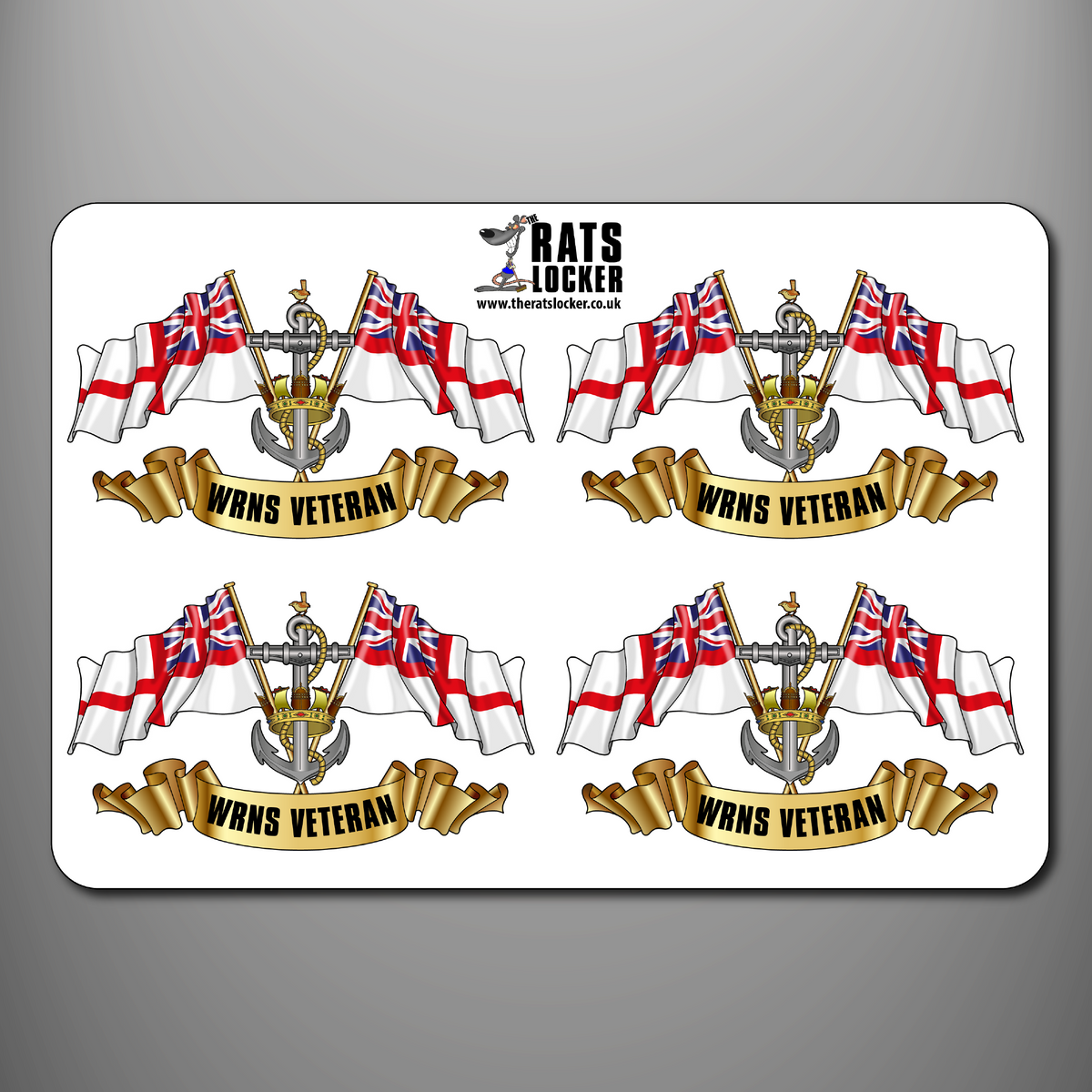 WRNS Veteran Ensigns self-adhesive sticker sheet