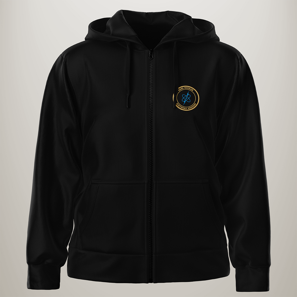 WRNS Veteran 'Electronic Warfare' Branch Badge Zipped Hoodie