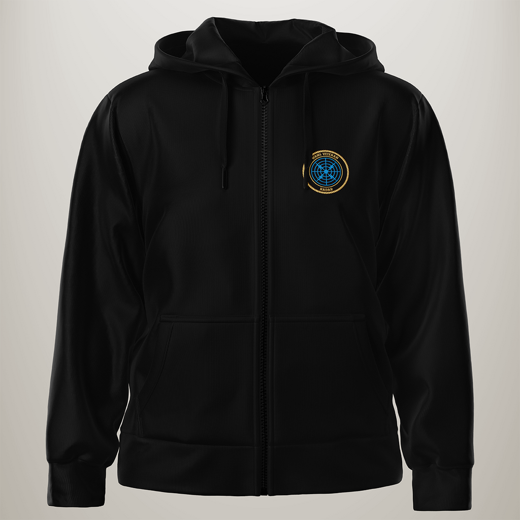 WRNS Veteran 'Radar' Branch Badge Zipped Hoodie