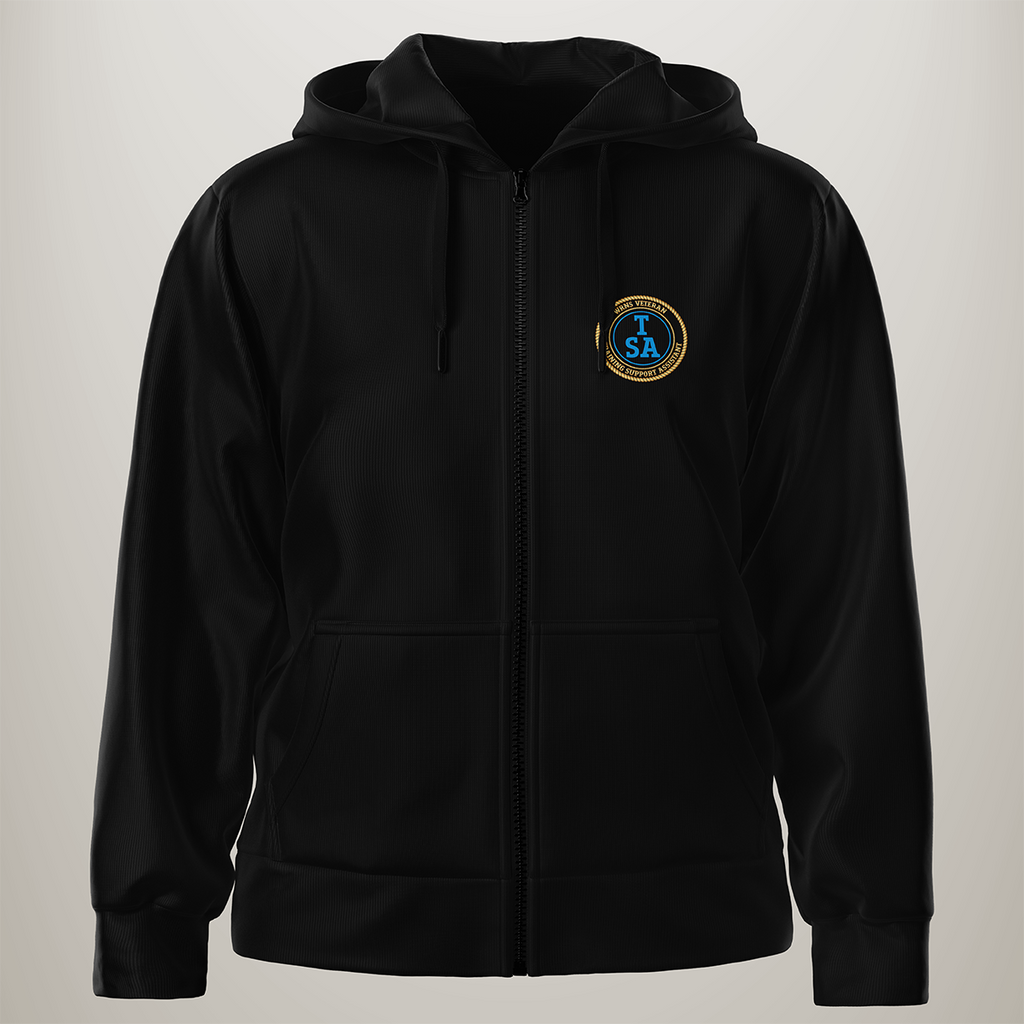 WRNS Veteran 'Training Support Assistant' Branch Badge Zipped Hoodie