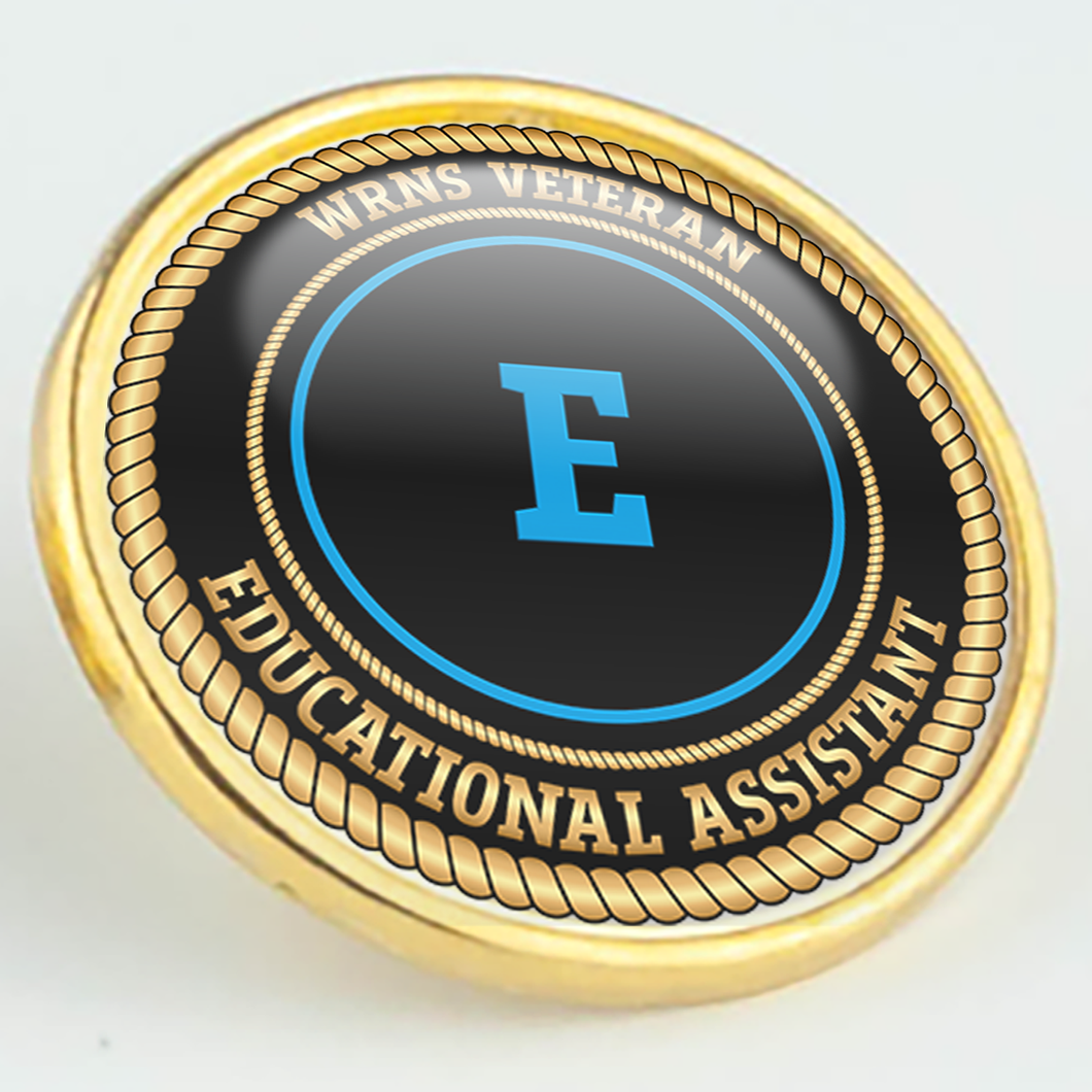 WRNS Veteran 'Educational Assistant' Pin/Lapel Badge