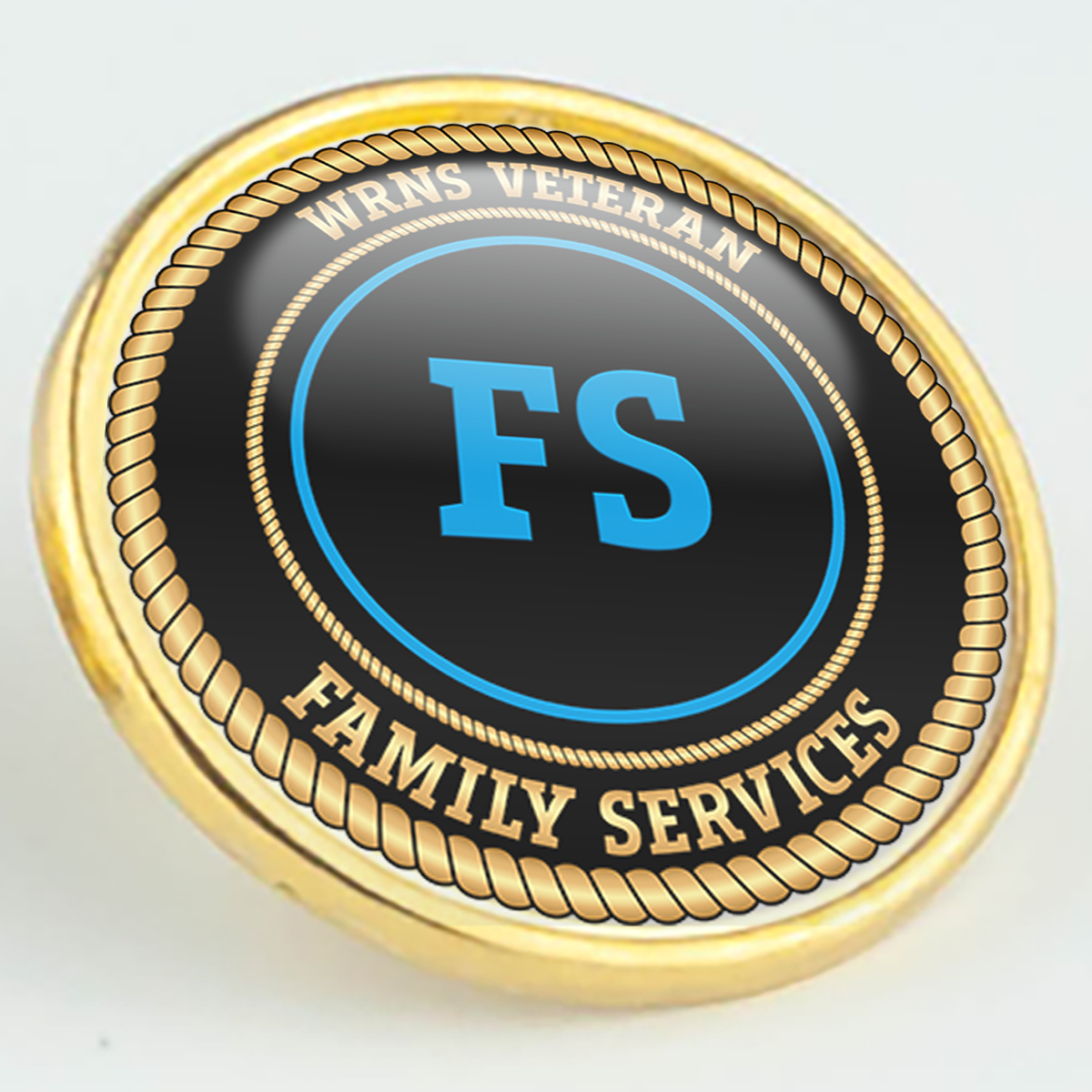 WRNS Veteran 'Family Services' Pin/Lapel Badge