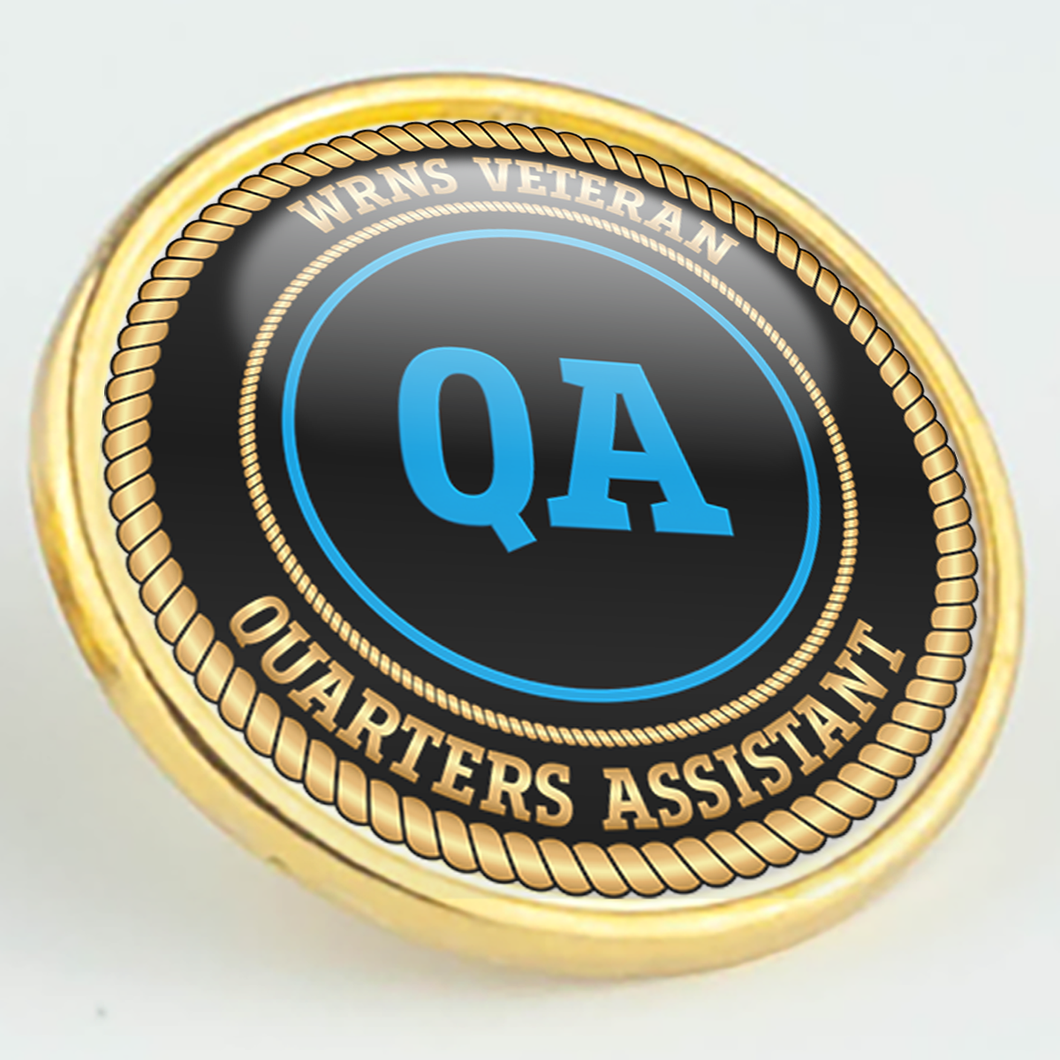 WRNS Veteran 'Quarters Assistant' Pin/Lapel Badge