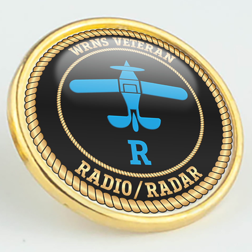 WRNS Veteran 'Radio/Radar' Pin/Lapel Badge