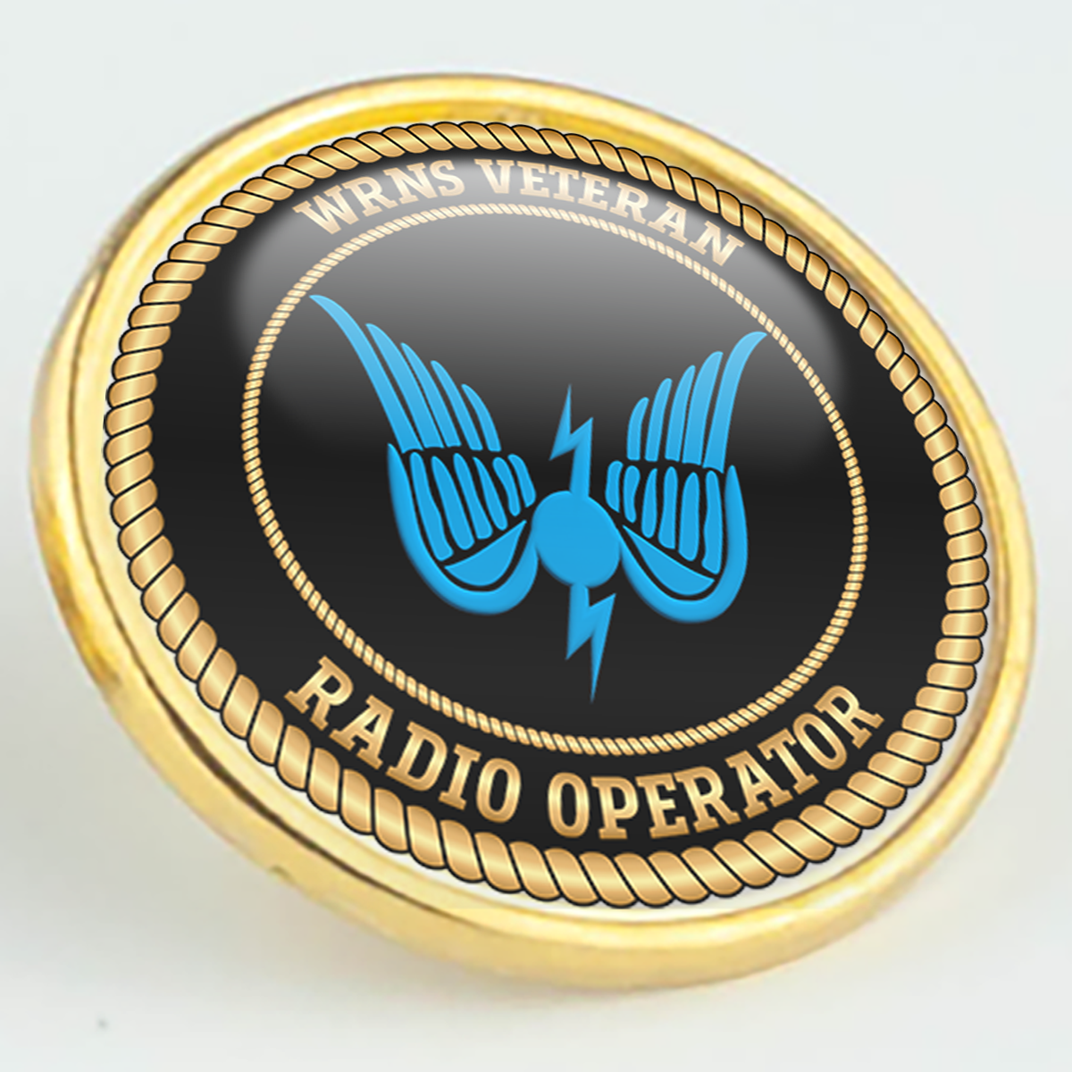 WRNS Veteran 'Radio Operator' Pin/Lapel Badge