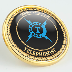 WRNS Veteran 'Telephonist' Pin/Lapel Badge