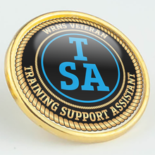 Load image into Gallery viewer, WRNS Veteran &#39;Training Support Assistant&#39; Pin/Lapel Badge
