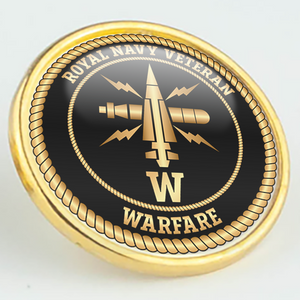 Royal Navy Veteran ''Warfare' Pin/Lapel Badge