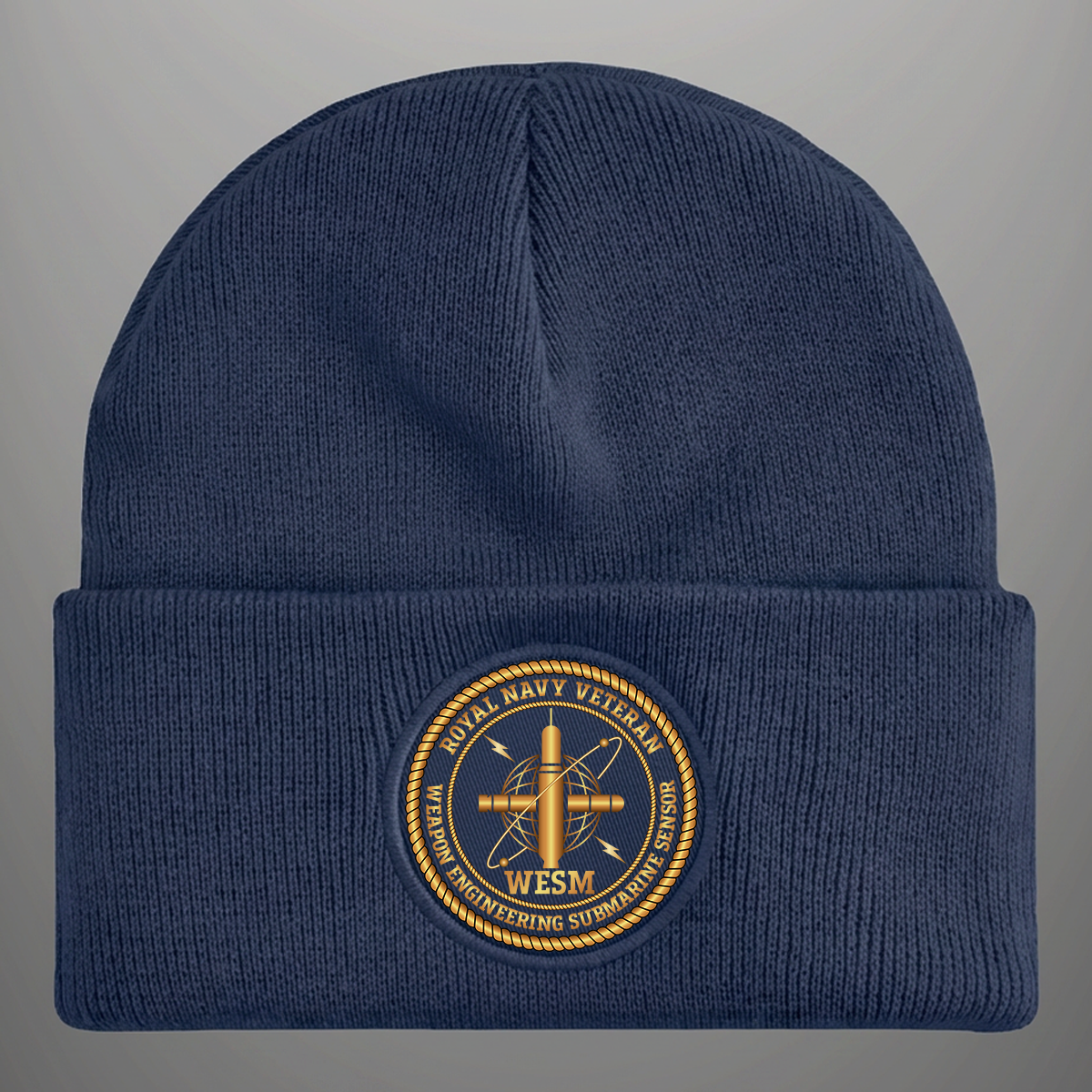 Royal Navy Veteran 'Weapon Engineering Submarine Sensor' - Beanie Hat