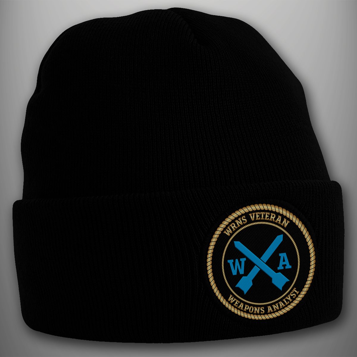 Woman's Royal Naval Service Veteran 'Weapons Analyst' - Beanie Hat