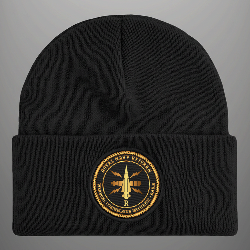 Royal Navy Veteran 'Weapons Engineering Mechanic -  Radio' - Beanie Hat