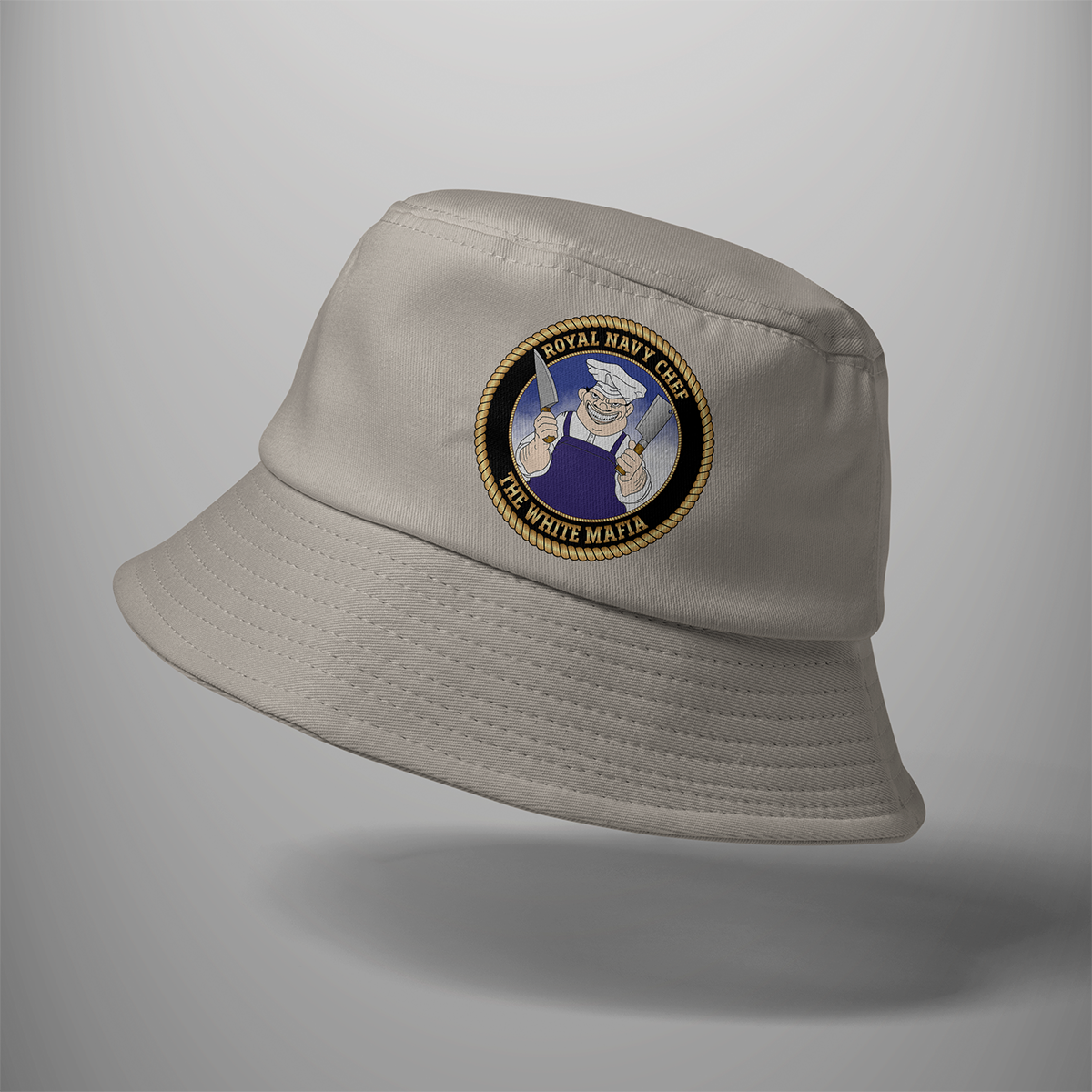 Royal Navy Chef 'The White Mafia' - Bucket Hat