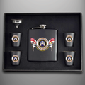 Elite of the Fleet 'White Mafia' Hip Flask - Personalised