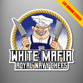 Royal Navy Chefs 'White Mafia' Car Window Sticker