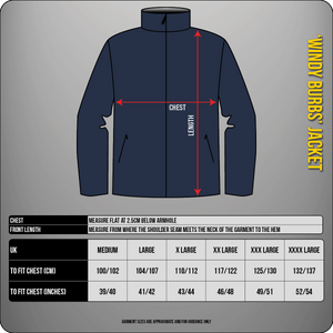 HMS Danae F47 Pennant Number Windy Burbs Jacket