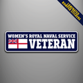 Women’s Royal Naval Service Veteran laminated bumper stickers