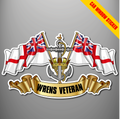Wrens Veteran Ensigns car window stickers
