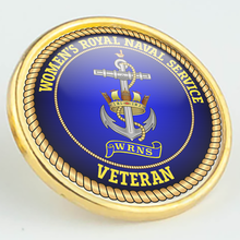 Load image into Gallery viewer, Women&#39;s Royal Naval Service &#39;Veteran&#39; Pin/Lapel Badge
