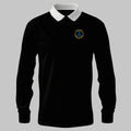 WRNS Dental Surgery Assistant Branch Badge rugby shirt in black — front view