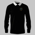 WRNS FAA - Mechanic Branch Badge rugby shirt in black — front view