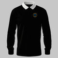 WRNS FAA - Meteorologist Branch Badge rugby shirt in black — front view