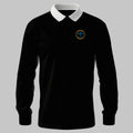 WRNS FAA - Photographer Branch Badge rugby shirt in black — front view