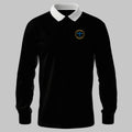 WRNS FAA - Radio/Radar Branch Badge rugby shirt in black — front view