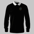 WRNS FAA - Weapons Branch Badge rugby shirt in black — front view