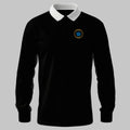 WRNS Regulator Branch Badge rugby shirt in black — front view