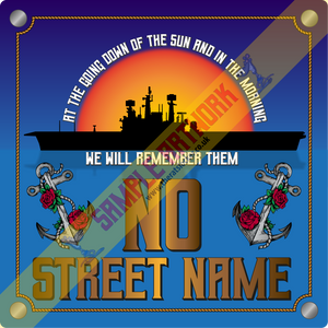 HMS Ark Royal (RO9) - Personalised House Sign